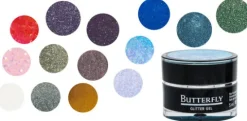 Butterfly Glitter Gel