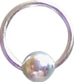 DOBI Piercing-Ring mit Kugel