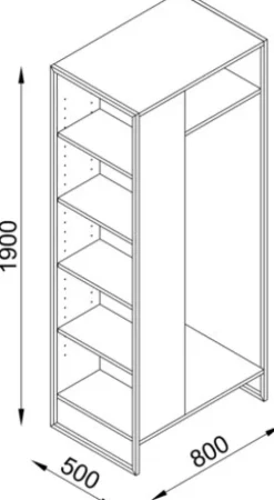 DOBI Smartline Garderobe Mina
