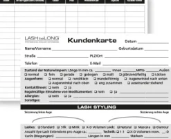 LASH beLONG Karteikarten