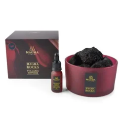 MAGMA London Magma Rocks Charred Amber Volcanic Rock Diffuser
