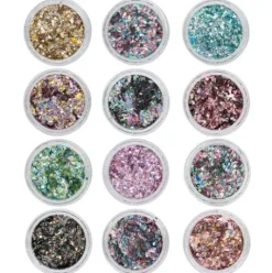 Magnetic Crushed Metal Flakes Set