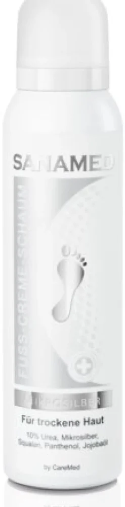 Sanamed Mikrosilber Fuss-Creme-Schaum