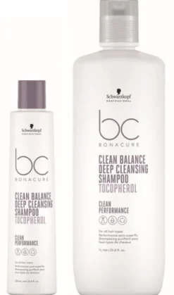 Schwarzkopf BC Clean Balance Deep Cleans Shampoo