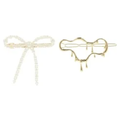 TRISA Fashion Clip & Barrette mit Perlen