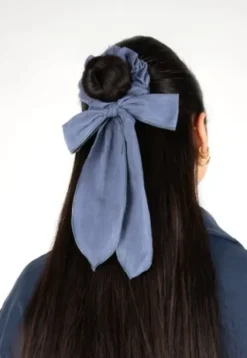Trisa Fashion Denim Frenchclip und Scrunchie