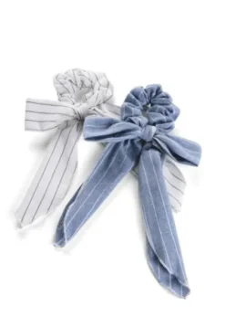 Trisa Fashion Denim Scrunchie mit Schleife