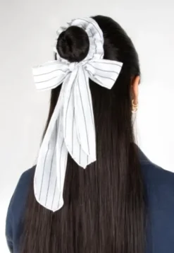 Trisa Fashion Denim Scrunchie mit Schleife