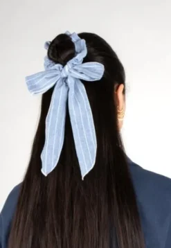 Trisa Fashion Denim Scrunchie mit Schleife