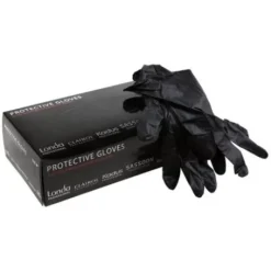 Wella Vinylhandschuhe Schwarz Puderfrei